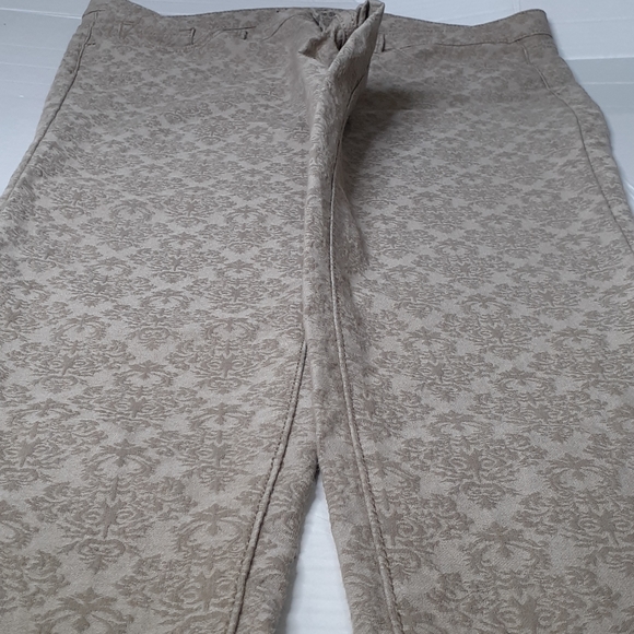 Mossimo Ankle Skinny Jeans Sz 12 Tan/Beige Design - Picture 9 of 15